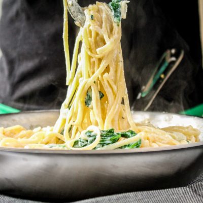 Lemon Ricotta & Spinach Pasta