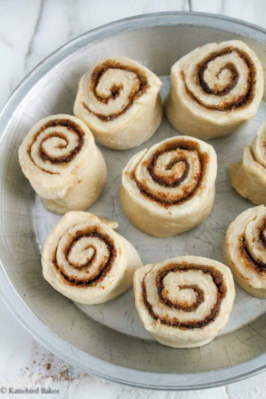 Cinnamon Rolls with Cream Cheese Icing - katiebirdbakes.com