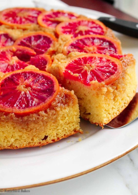 Blood Orange Upside-Down Cake - katiebirdbakes.com