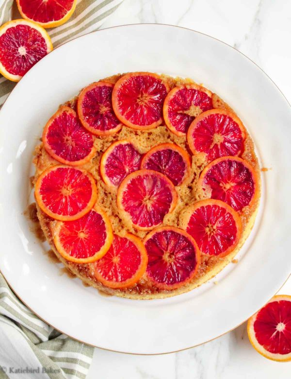 Blood Orange Upside-Down Cake - katiebirdbakes.com