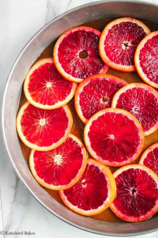 Blood Orange Upside-Down Cake - katiebirdbakes.com