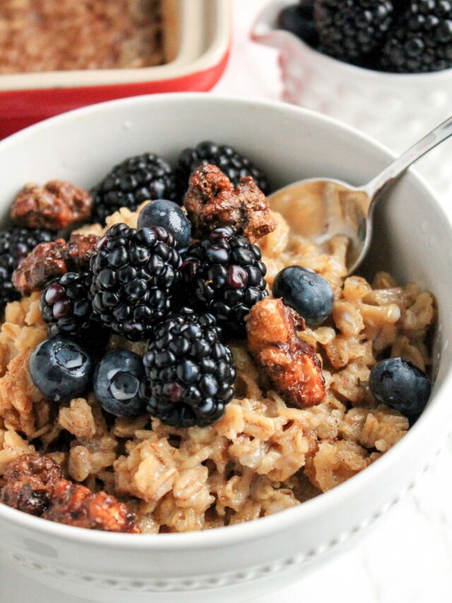 Maple Brown Sugar Baked Oatmeal