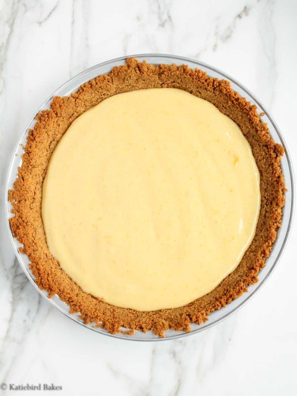 Lemon Meringue Pie with Graham Cracker Crust - Katiebird Bakes