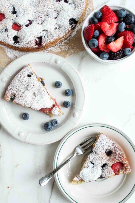 Berry Buttermilk Cake | katiebirdbakes.com