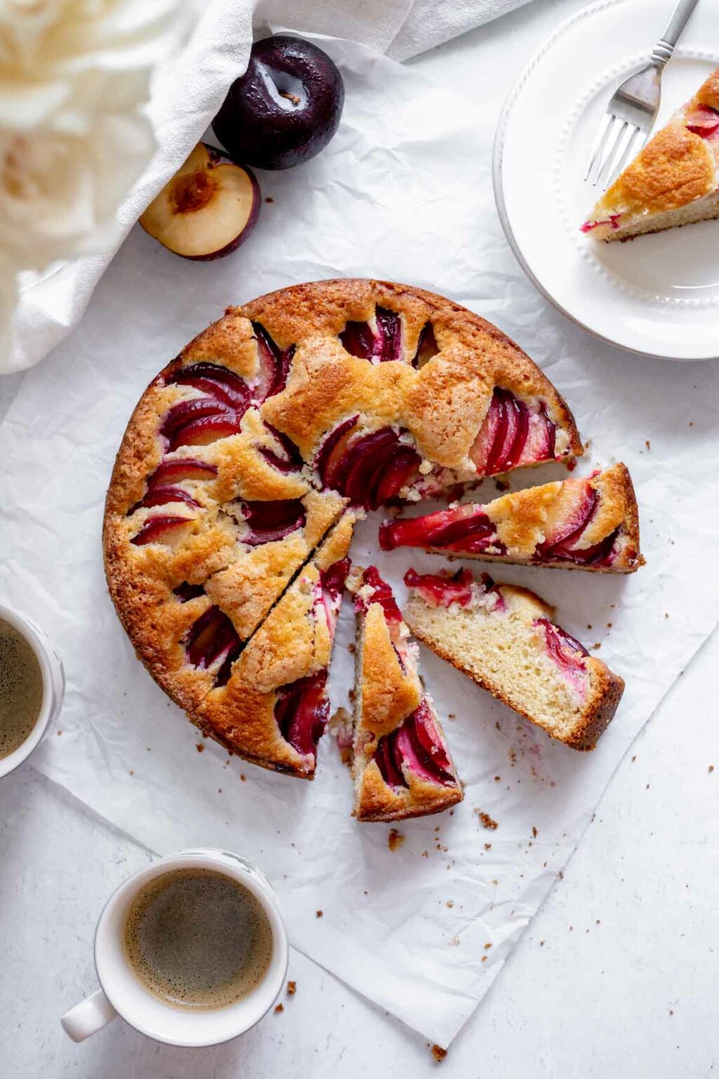 Plum Coffee Cake Katiebird Bakes