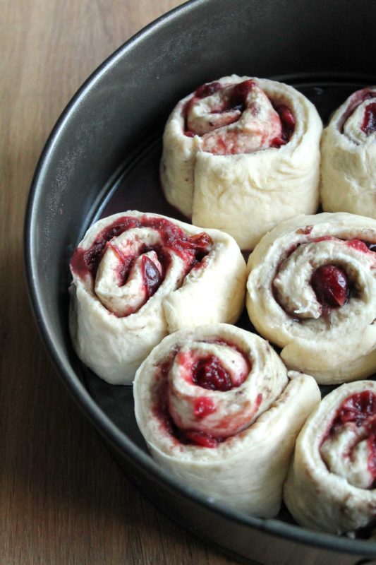 Cranberry Sauce Breakfast Rolls | katiebirdbakes.com-10