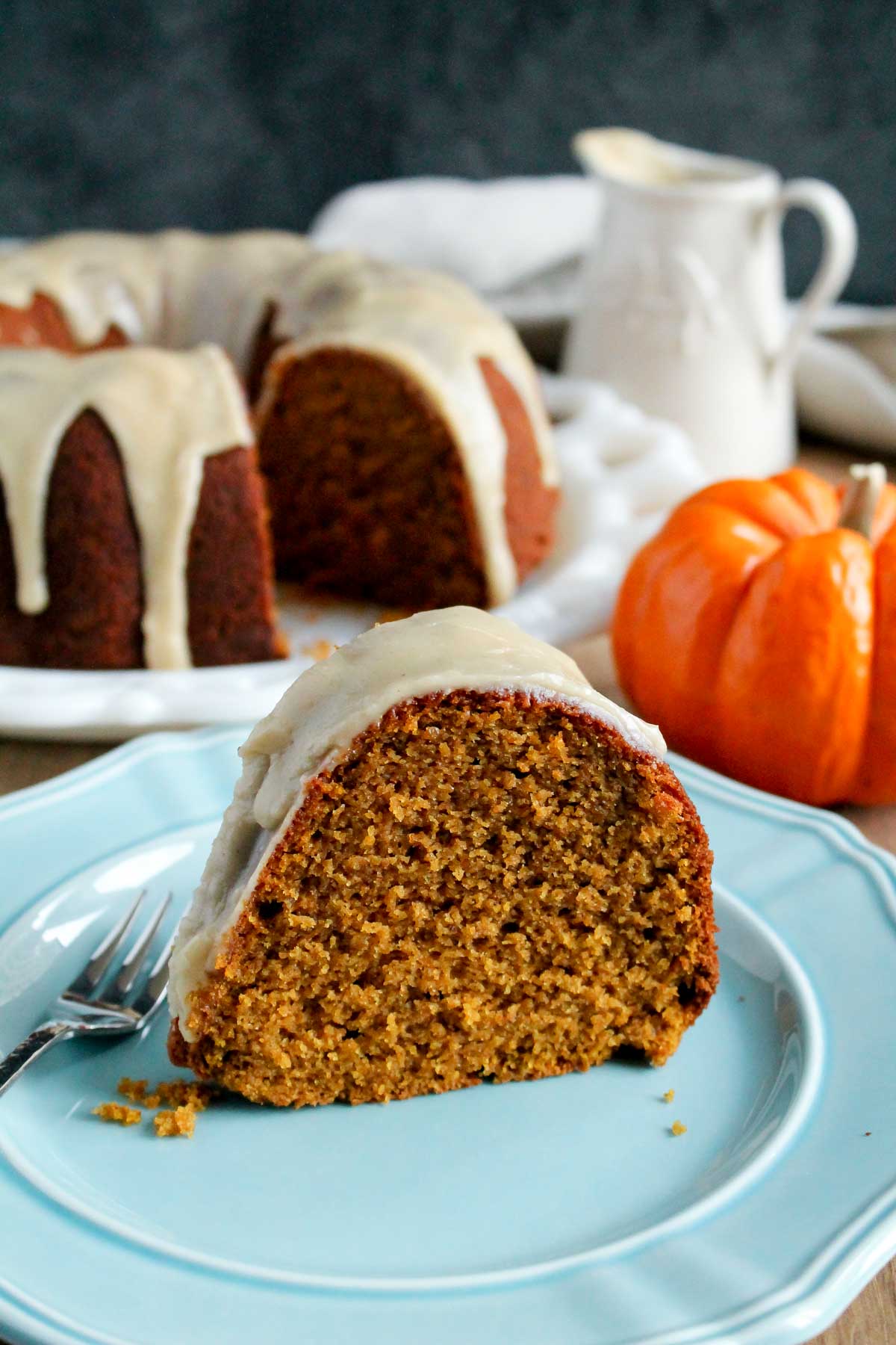 Pumpkin Spice Bundt Cake (with Two Glaze Options)