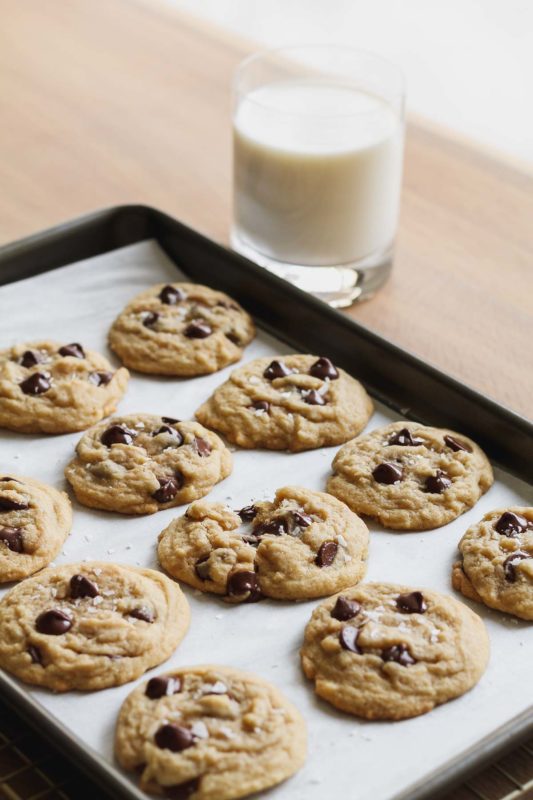 Easiest Chocolate Chip Cookies | katiebirdbakes