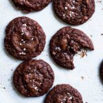 Salted Brownie Cookies | katiebirdbakes