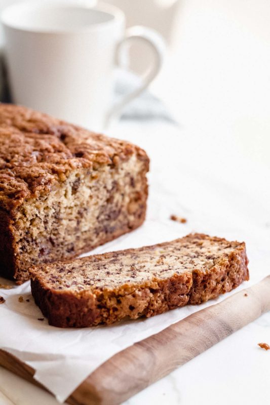 The Easiest Banana Bread - one bowl, no mixer!