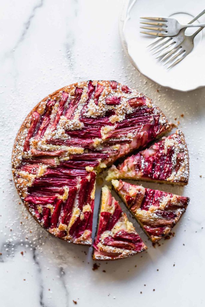 Rhubarb Cake | katiebirdbakes