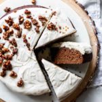Single Layer Gingerbread Cake with Cream Cheese Frosting