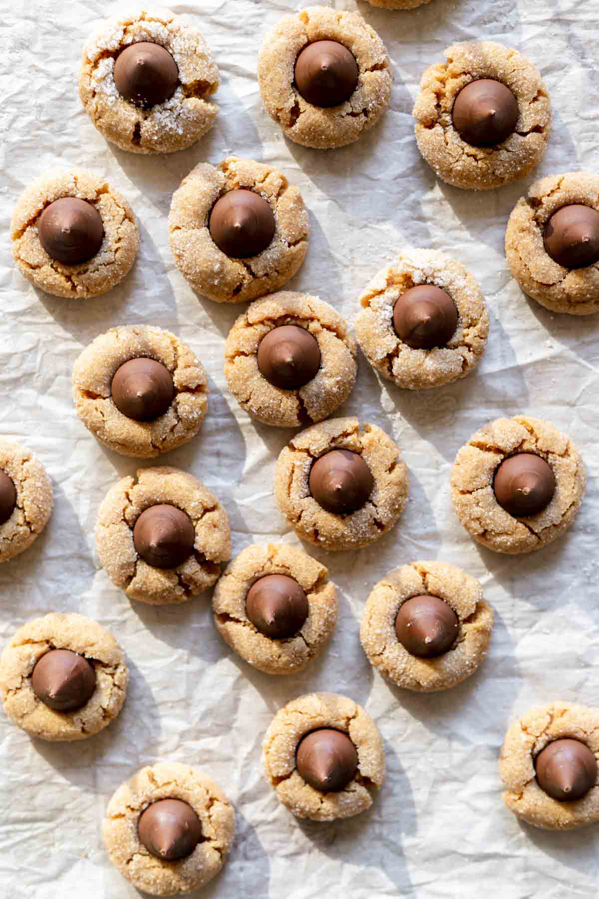 Peanut butter blossom cookies