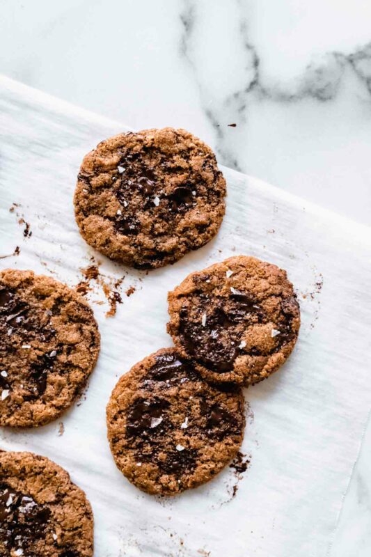 Gluten-free, vegan almond butter cookies