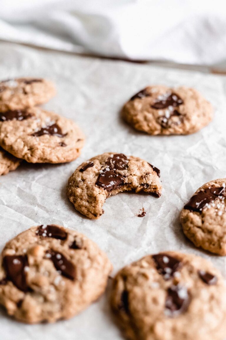 The Easiest Oatmeal Chocolate Chip Cookies Katiebird Bakes